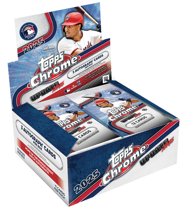 2025 Topps Chrome Update Baseball Jumbo Hobby Box