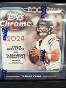 2024 Topps Chrome Football Mega Hobby Box