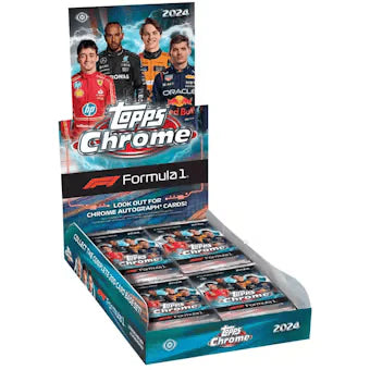 2024 Topps Chrome Formula 1 Racing Hobby Box F1