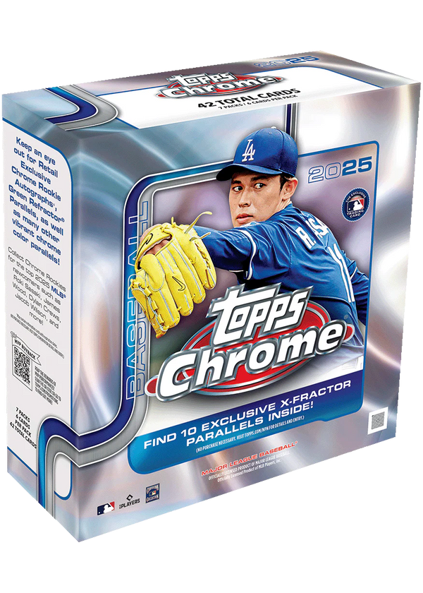 2025 Topps Chrome Baseball Mega Box