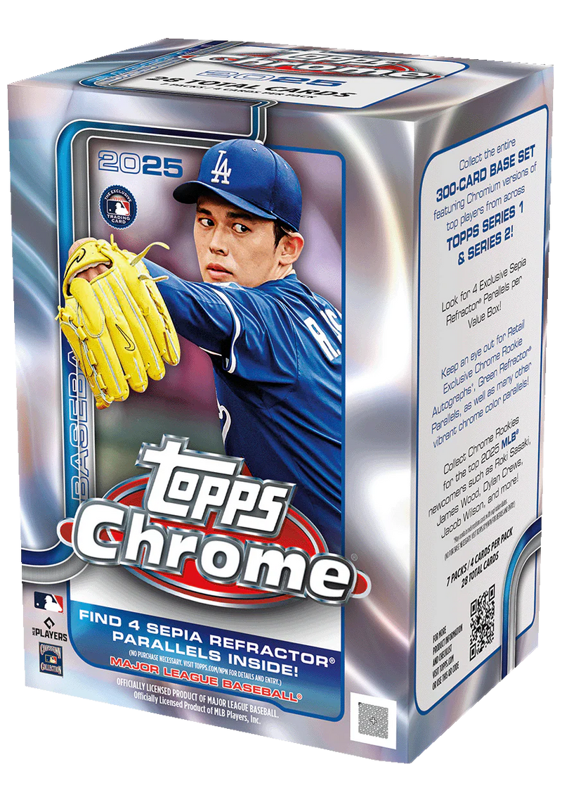 2025 Topps Chrome Baseball Blaster Box
