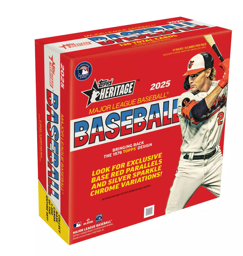 2025 Topps Heritage Baseball Hobby Mega Box