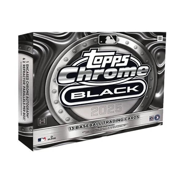 2025 Topps Chrome Black Hobby Box